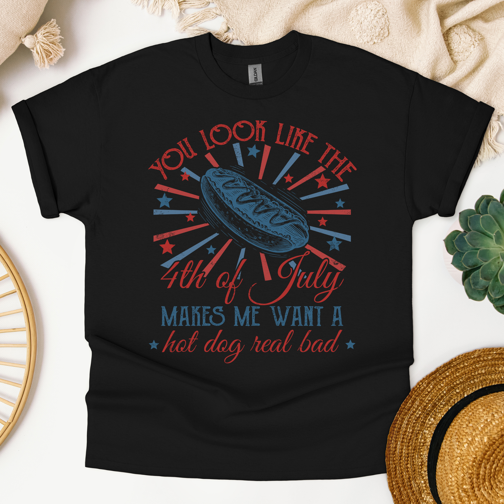 Makes Me Want A Hot Dog Real Bad Tee
