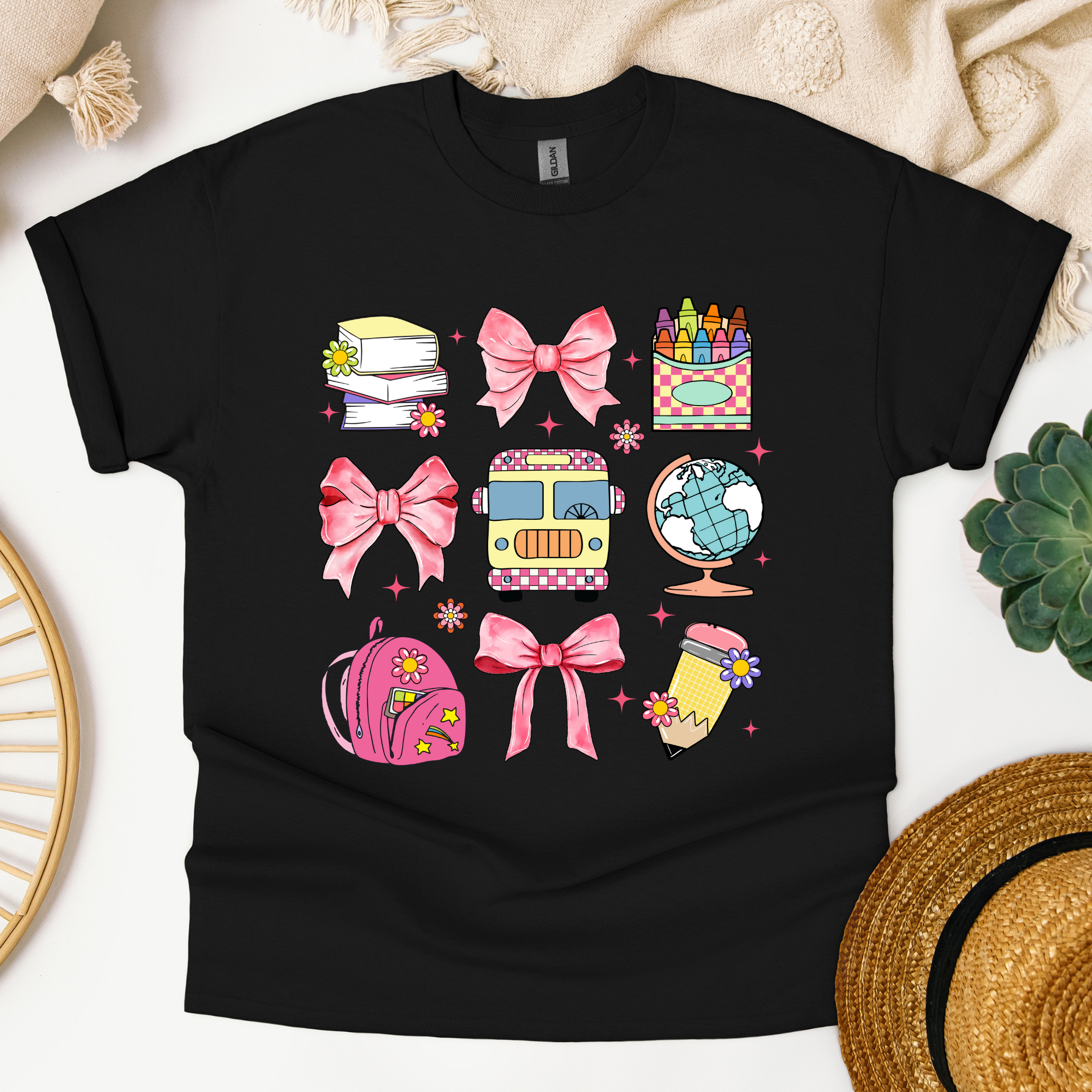 Back to School Coquette Tee & Sweatshirt