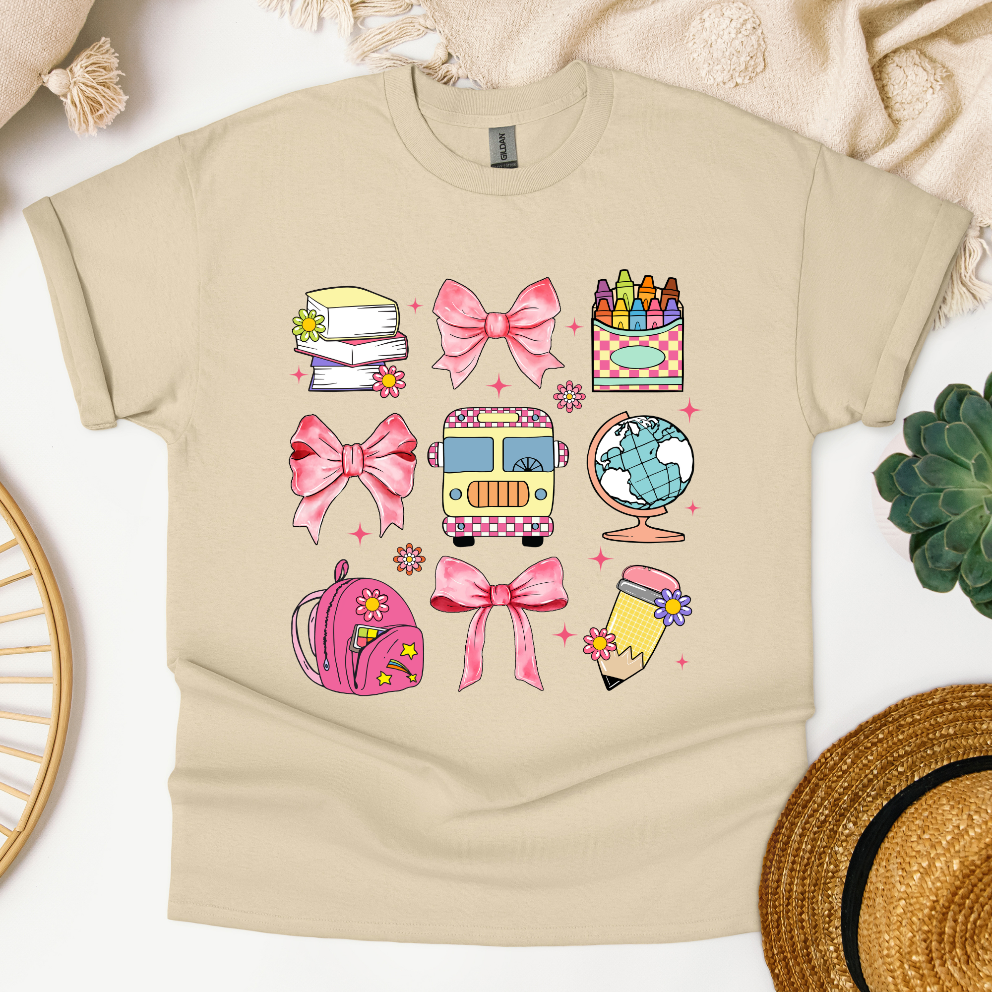 Back to School Coquette Tee & Sweatshirt