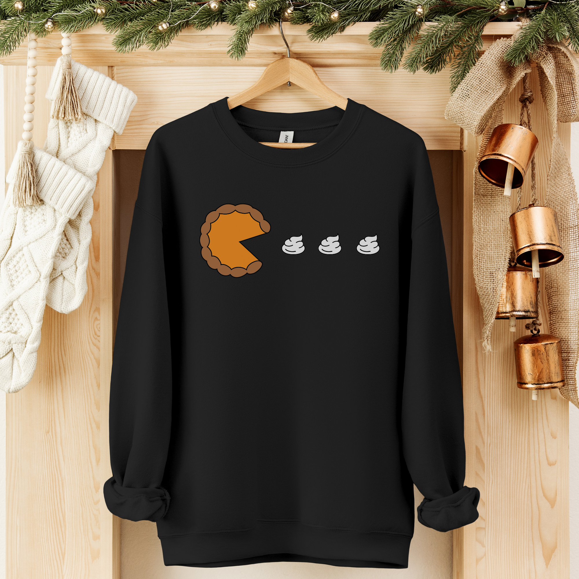 Pac Man Pumpkin Pie Sweatshirt🎃👻