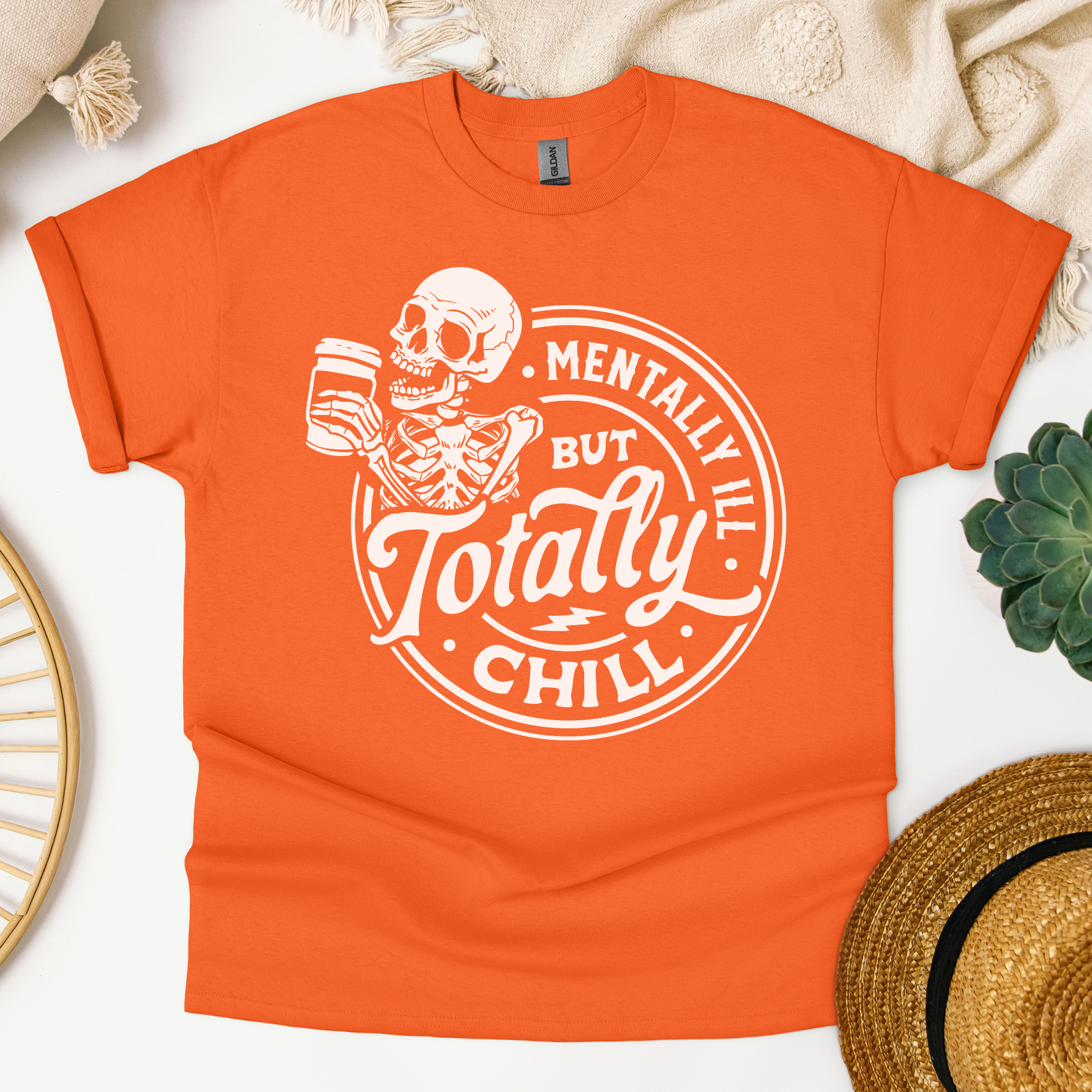 Mentally Ill But Totally Chill Tee