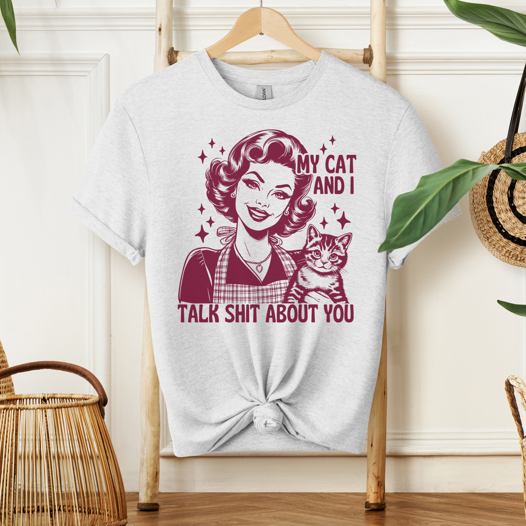 My Cat & I Talk Shit About You Tee