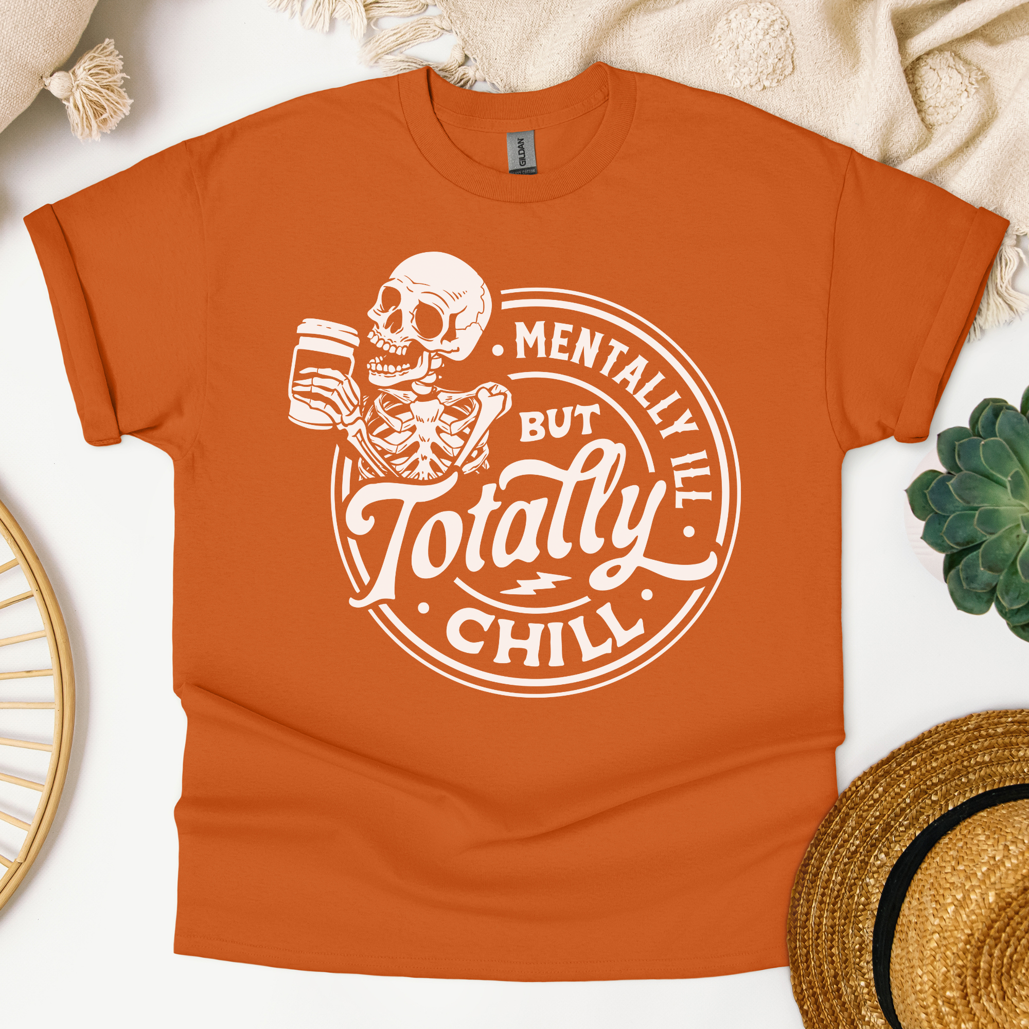 Mentally Ill But Totally Chill Tee