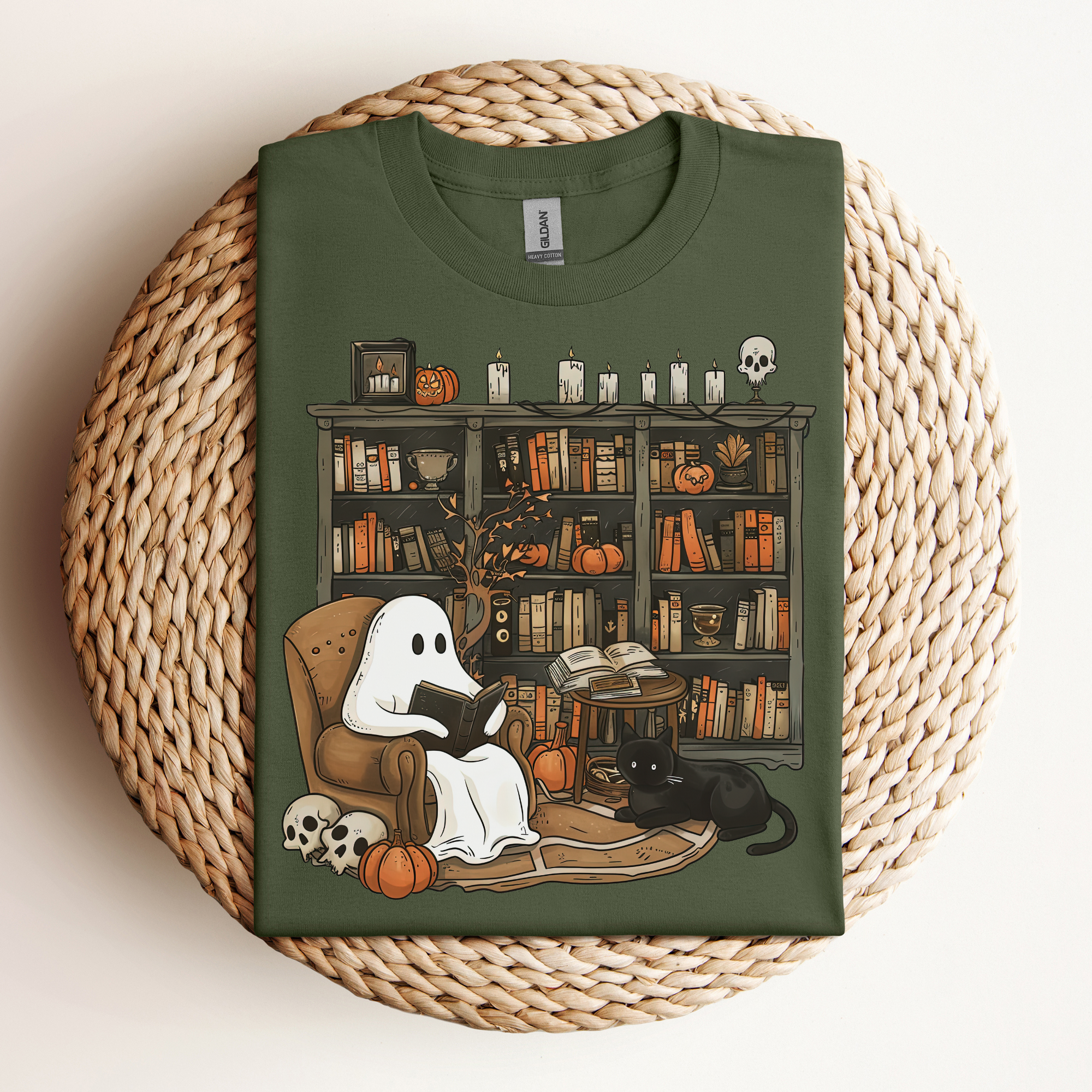 Library Ghost Tee ππ»