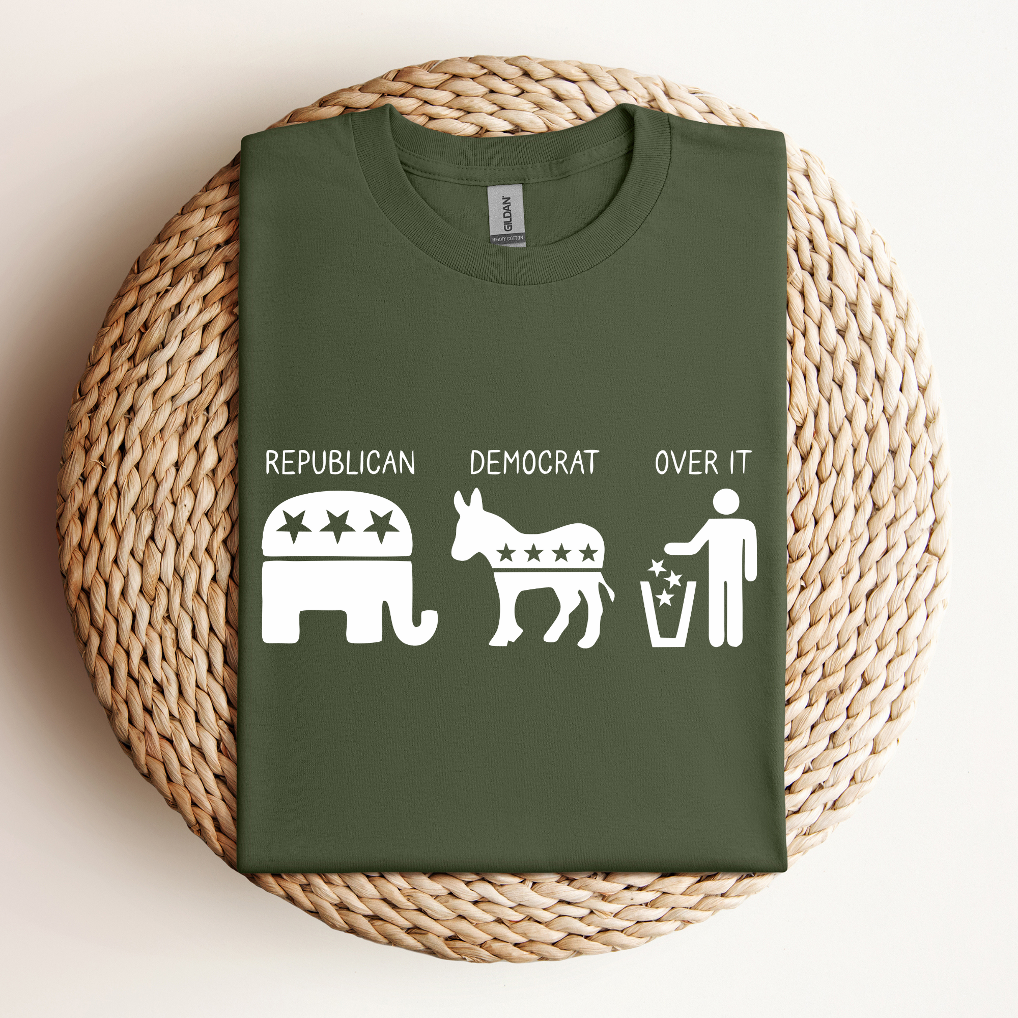 Over It Political Tee
