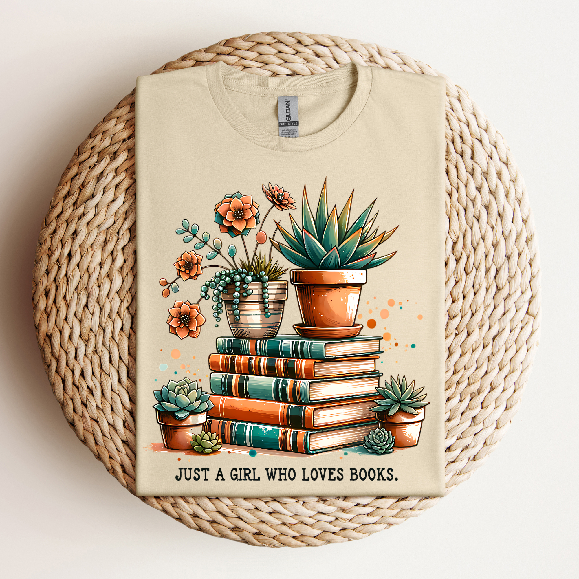 Just a Girl Who Loves Books Tee