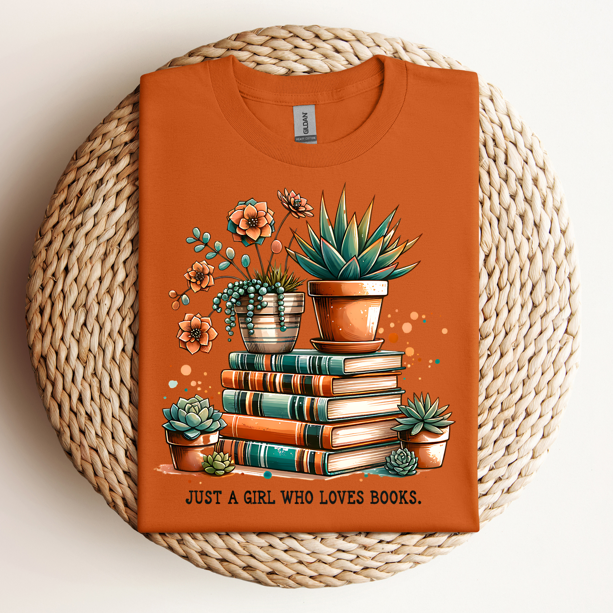 Just a Girl Who Loves Books Tee