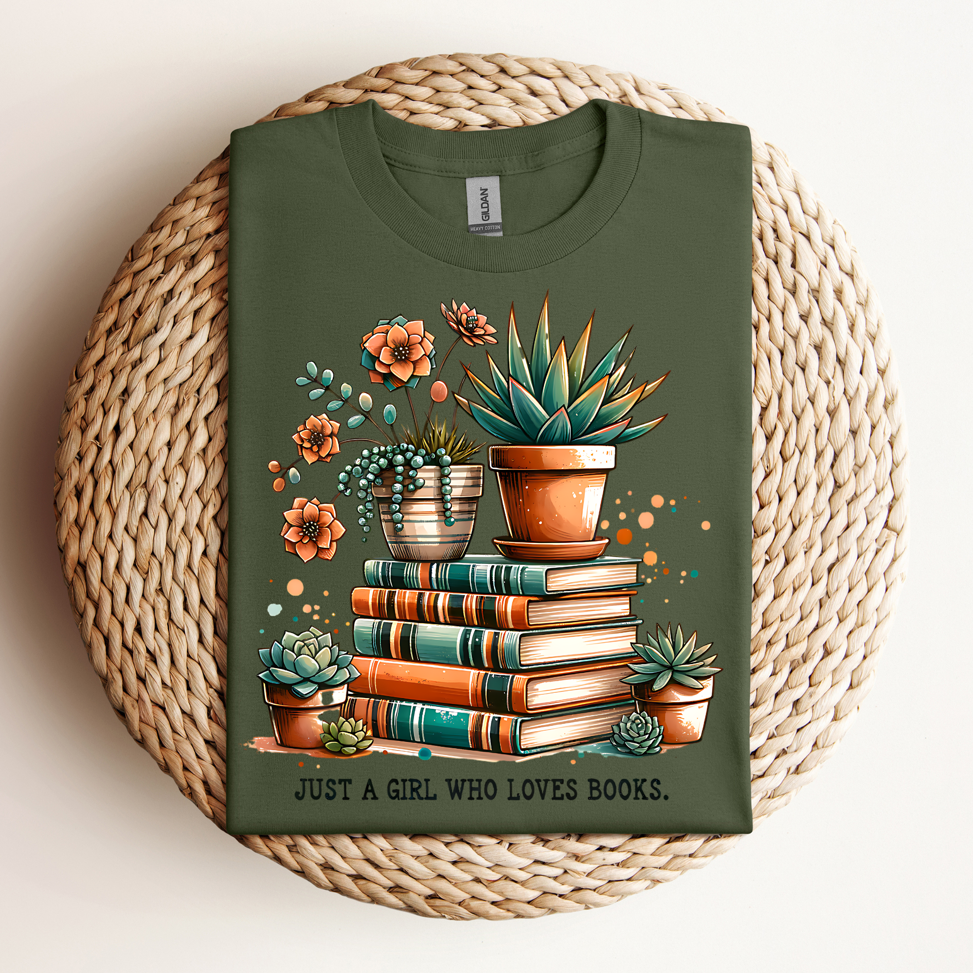 Just a Girl Who Loves Books Tee