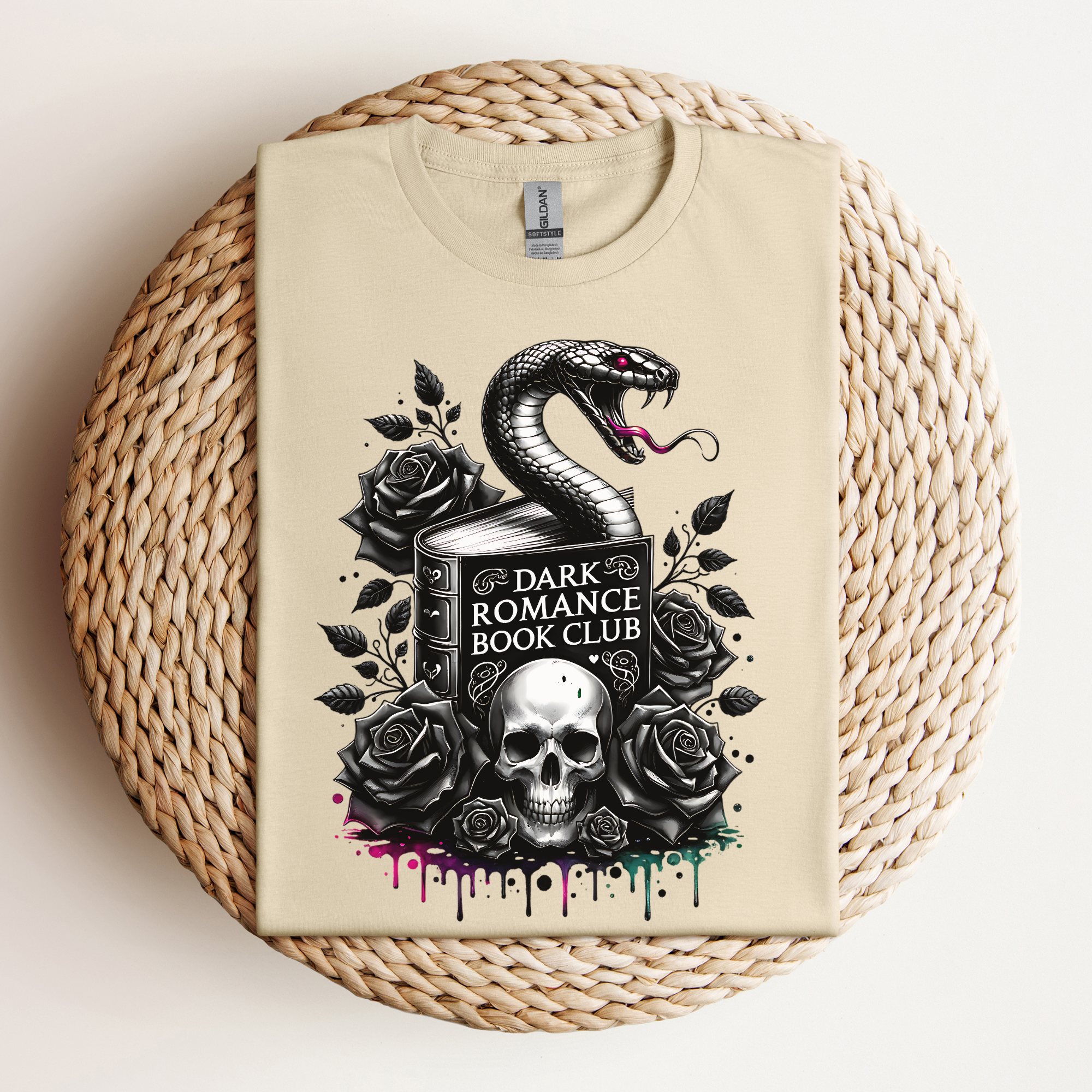 Dark Romance Book Club Tee🖤🐍🌹