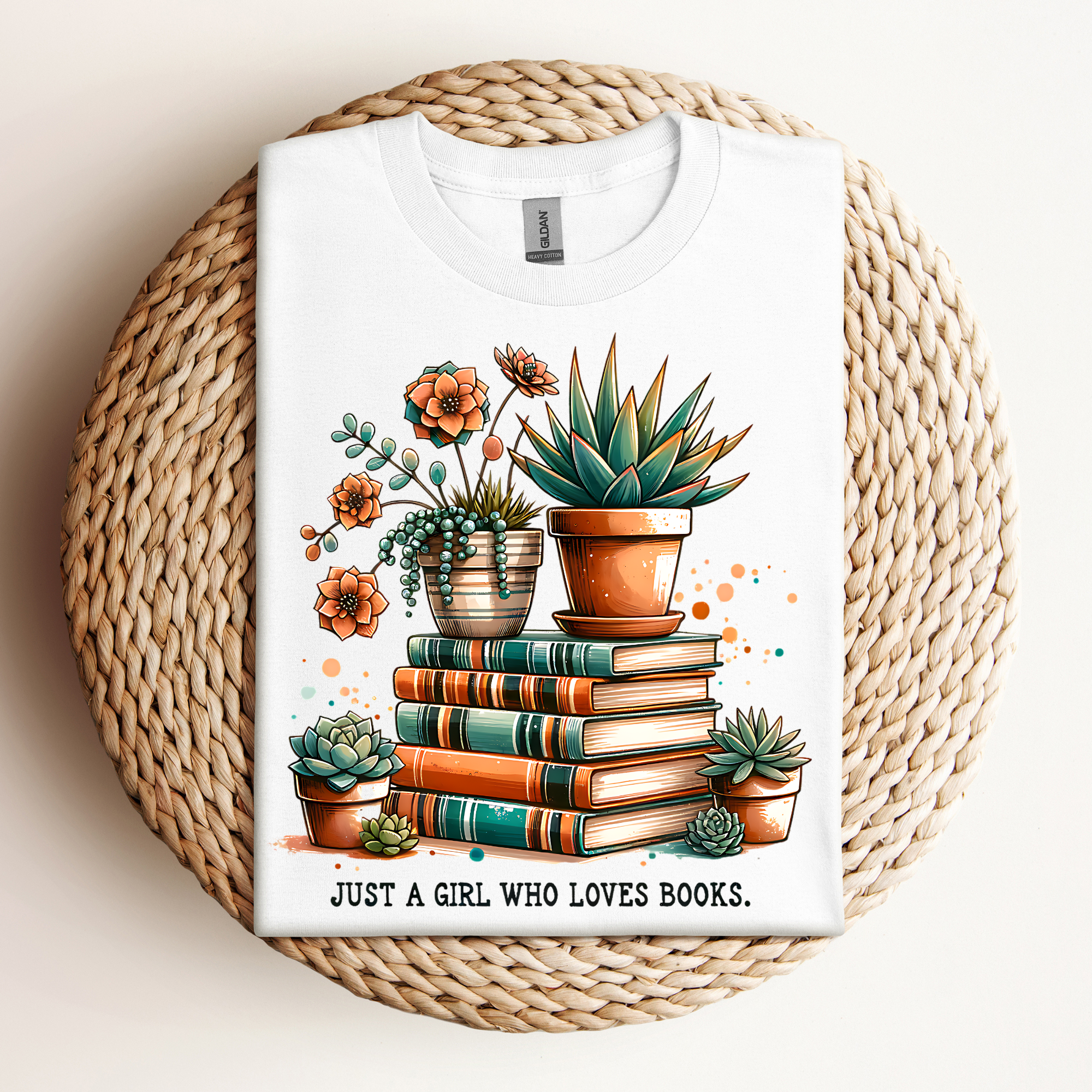 Just a Girl Who Loves Books Tee