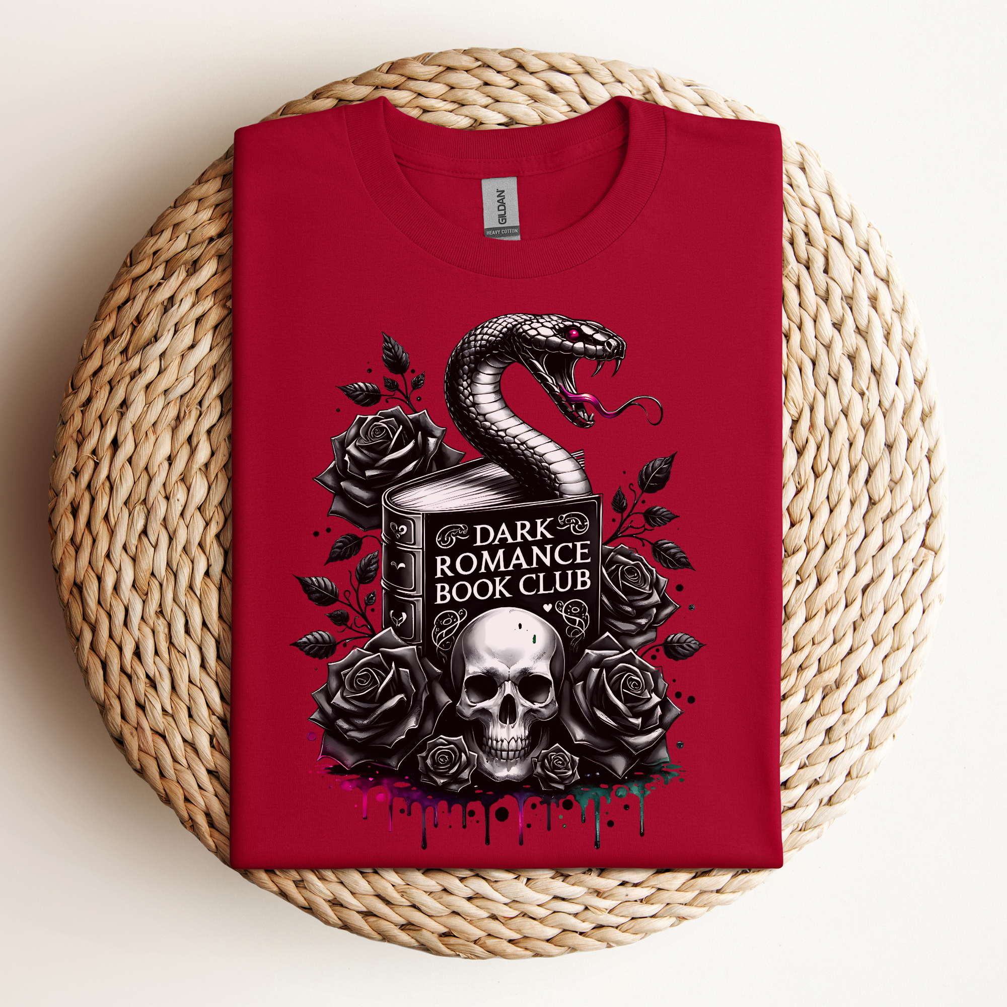 Dark Romance Book Club Tee🖤🐍🌹
