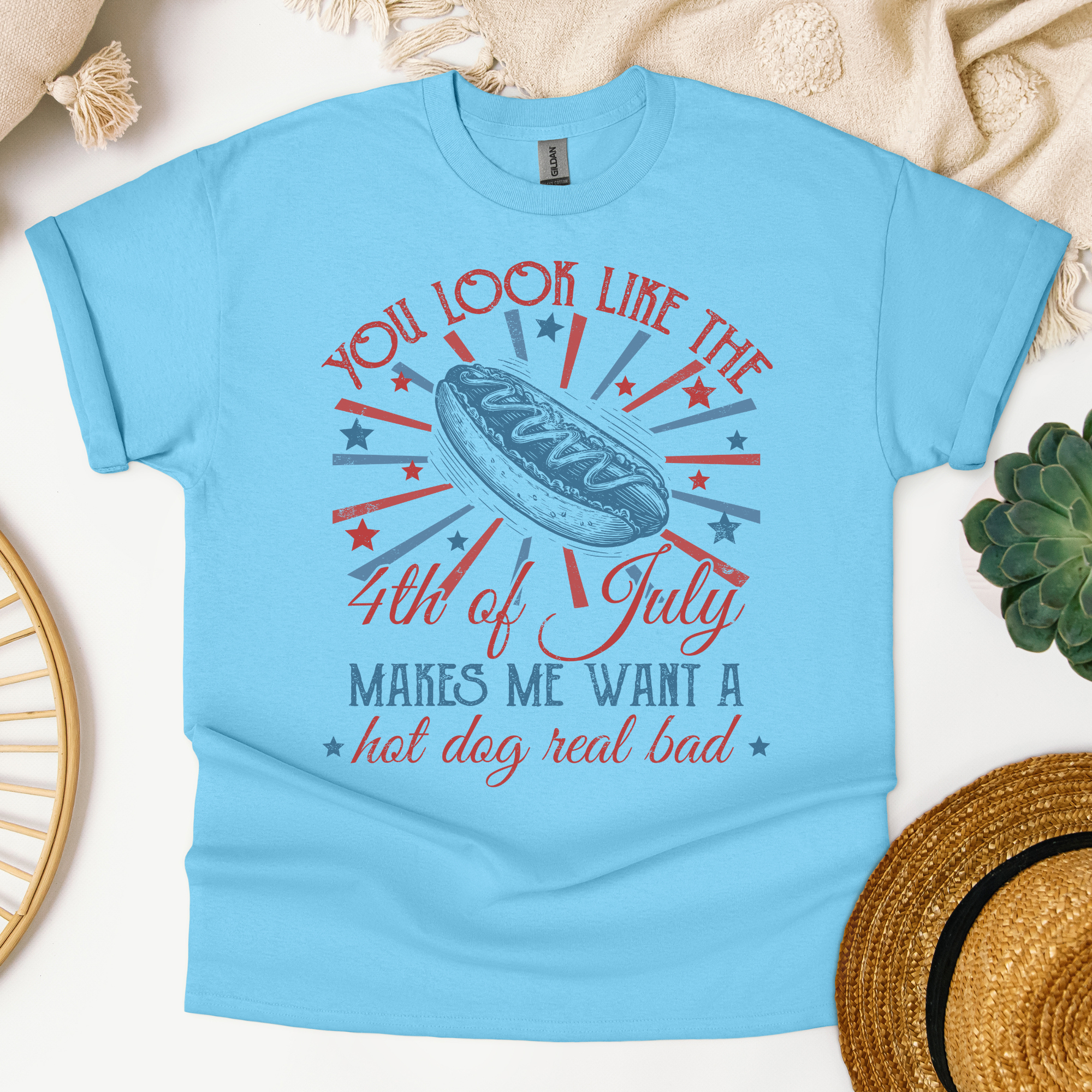 Makes Me Want A Hot Dog Real Bad Tee