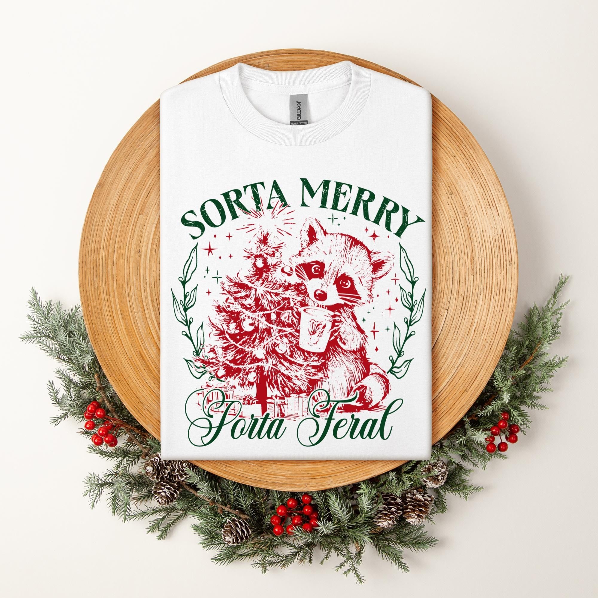 Sorta Merry, Sorta Feral Tee