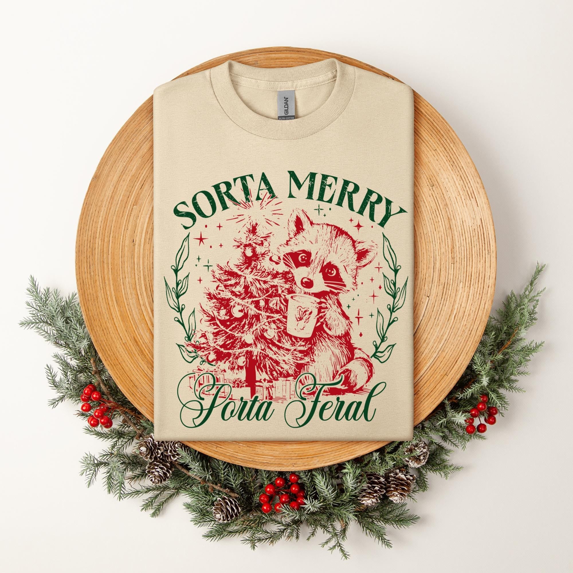 Sorta Merry, Sorta Feral Tee