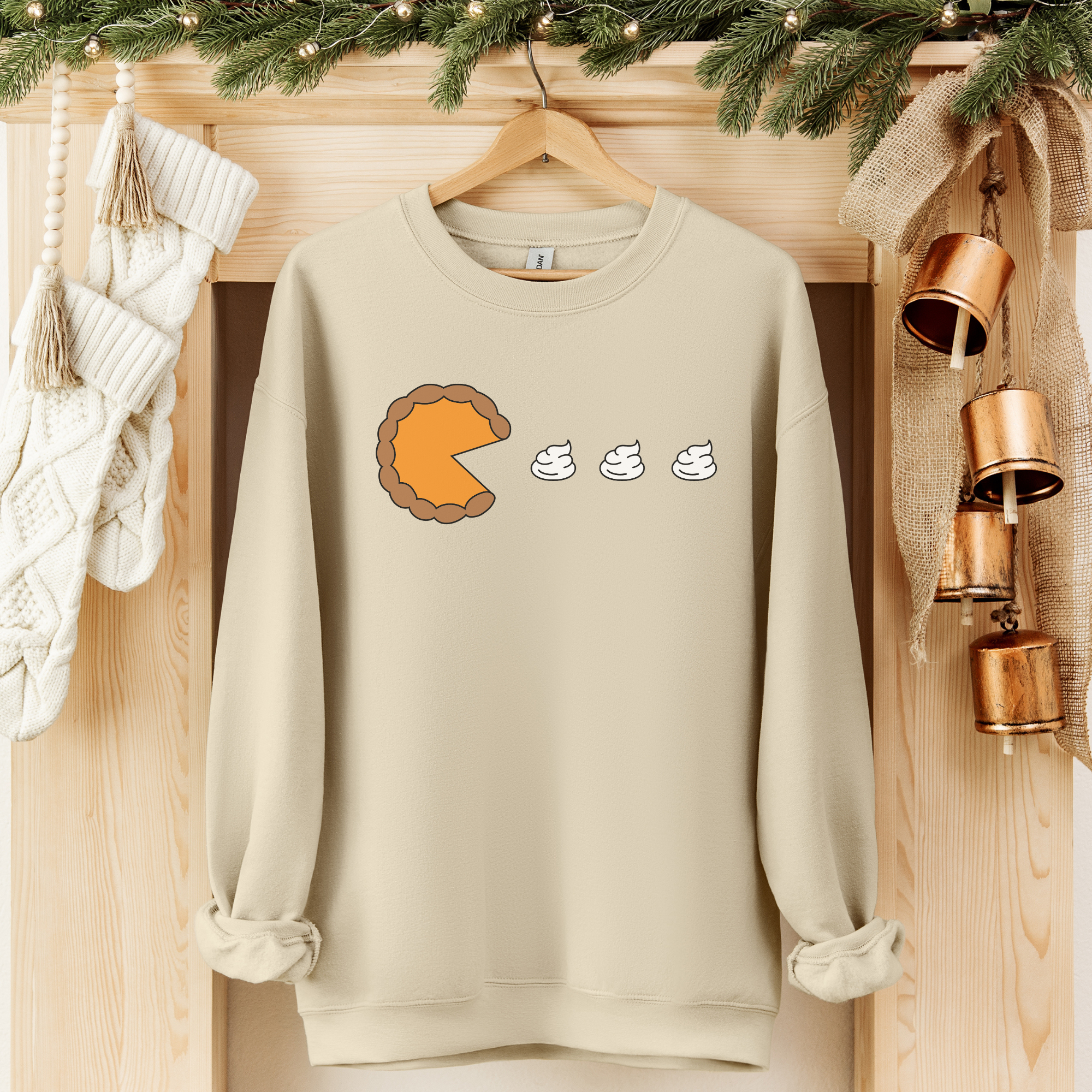 Pac Man Pumpkin Pie Sweatshirt🎃👻