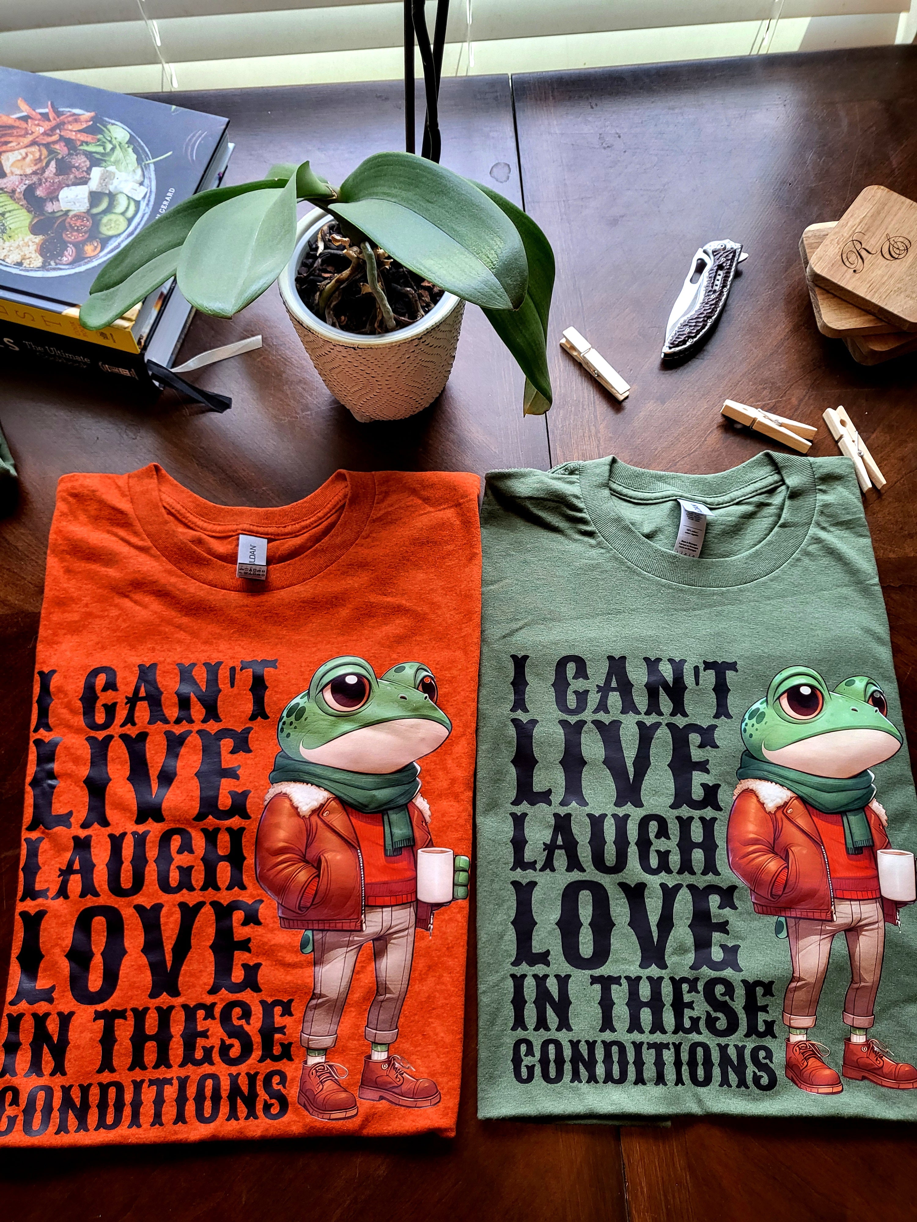 Live Laugh Frog Tee