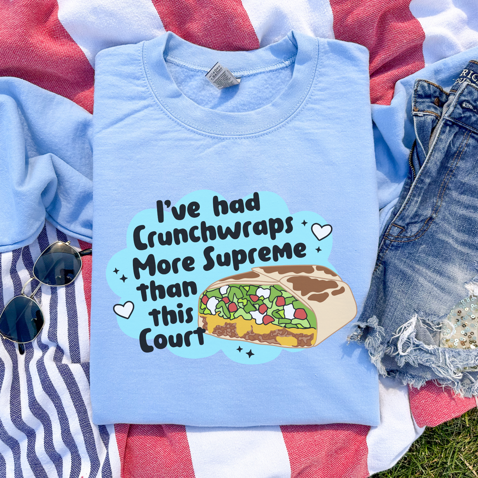 Crunch Wrap Supreme Court Sweatshirt