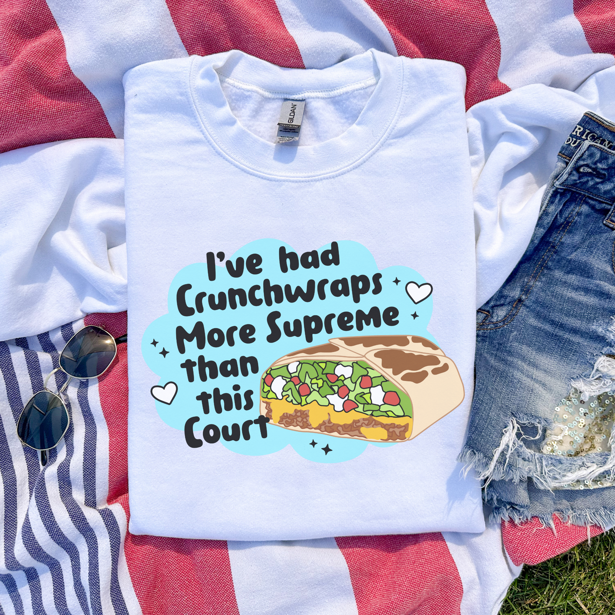 Crunch Wrap Supreme Court Sweatshirt