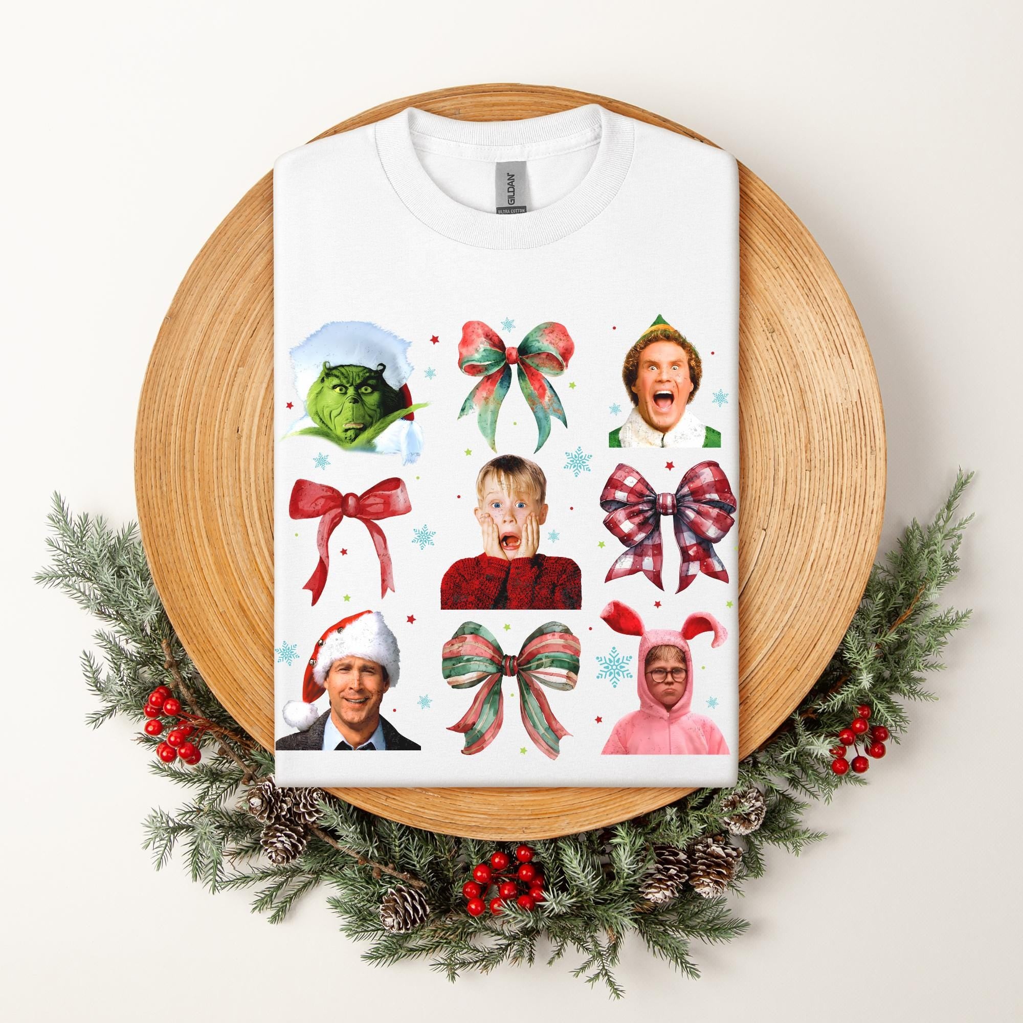 Christmas Movie Coquette Tee